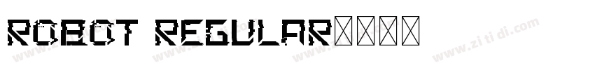 Robot Regular字体转换